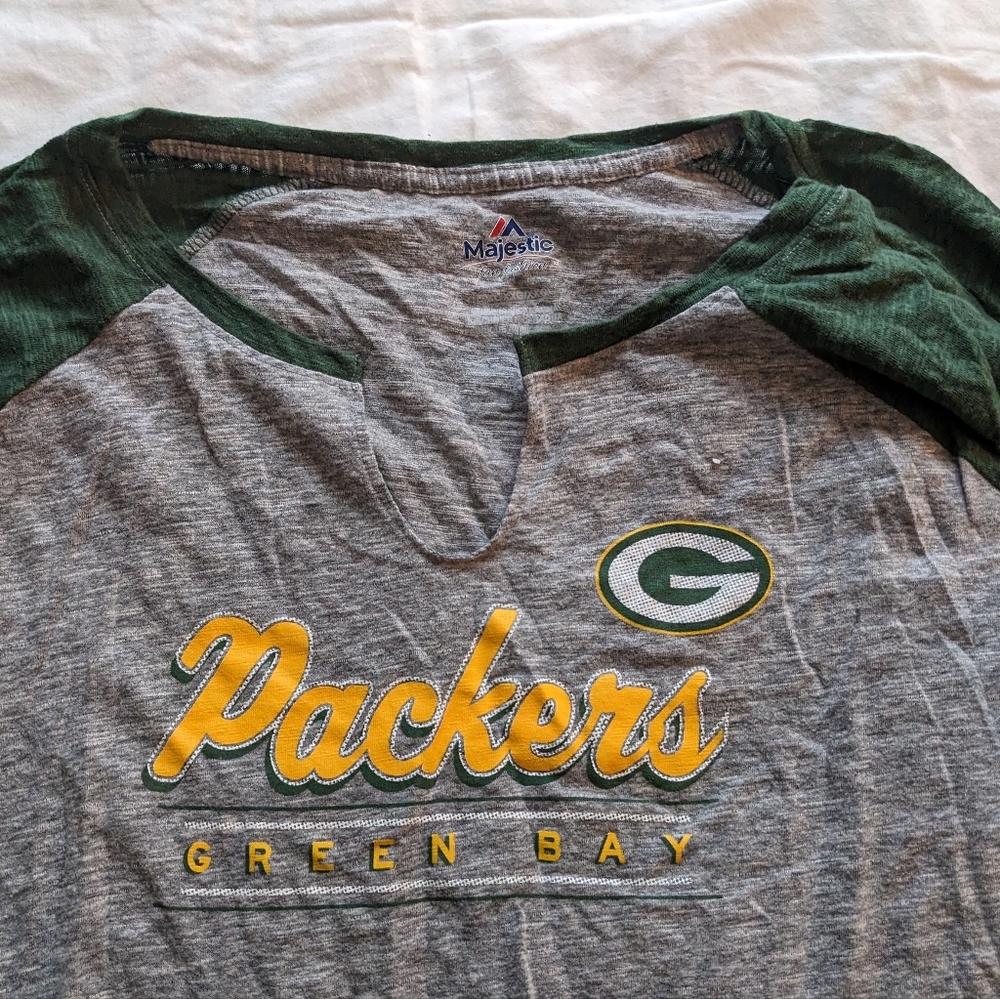 Majestic Green Bay Packers shirt